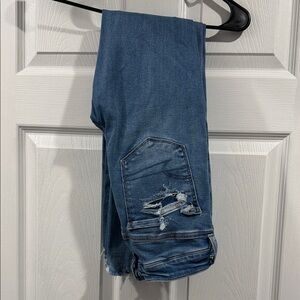 Distressed Blue Jeans for Women